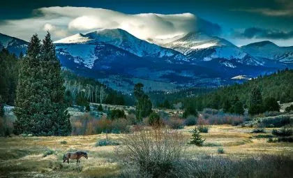 How to Pick Mountains at Sunset Artwork for Serenity