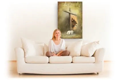 What Is Animal Symbolism in Christian Canvas Wall Art?
