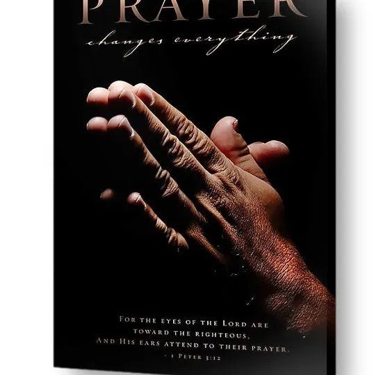 Overcome Challenging Times Through Prayer And Christian Wall Decorv