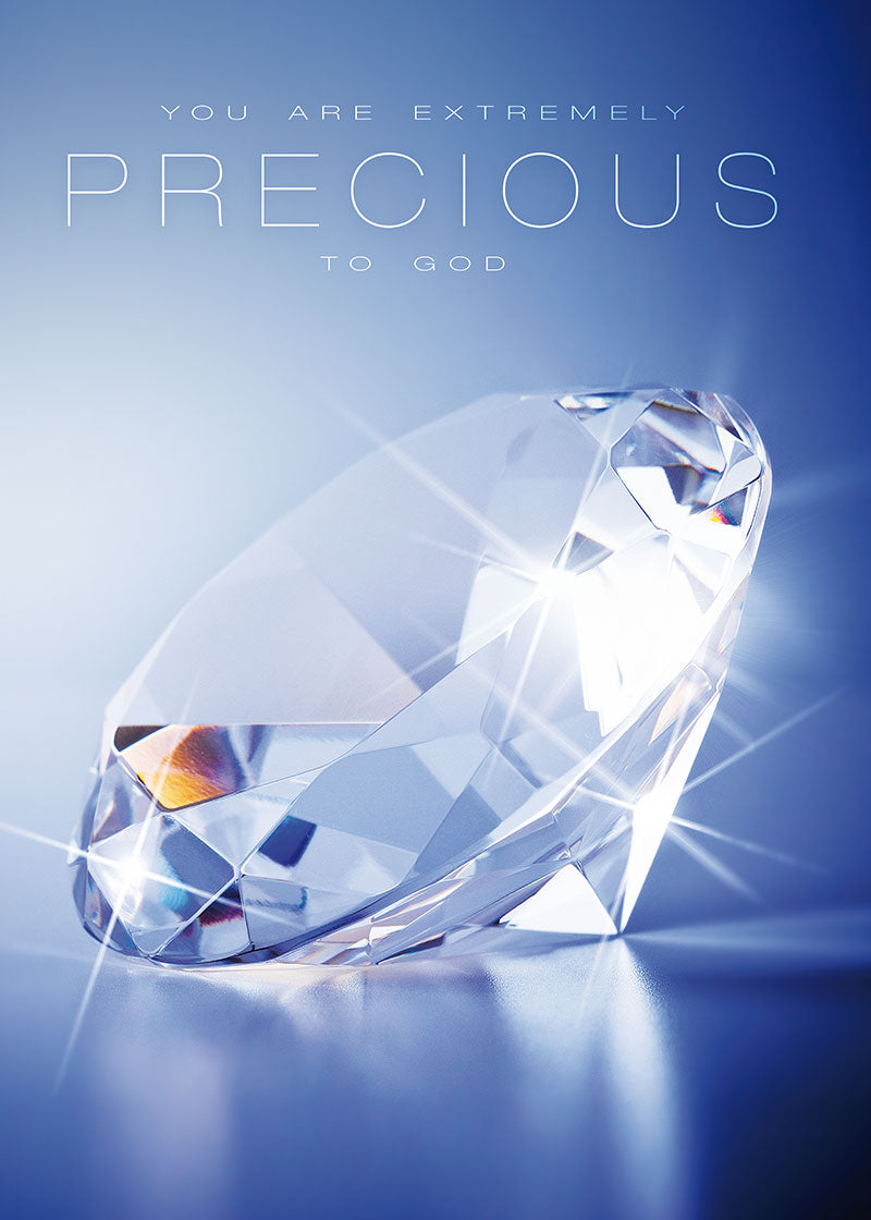 You Are Precious to God Diamond Christian Wall Art – Inspirational Faith Canvas Print