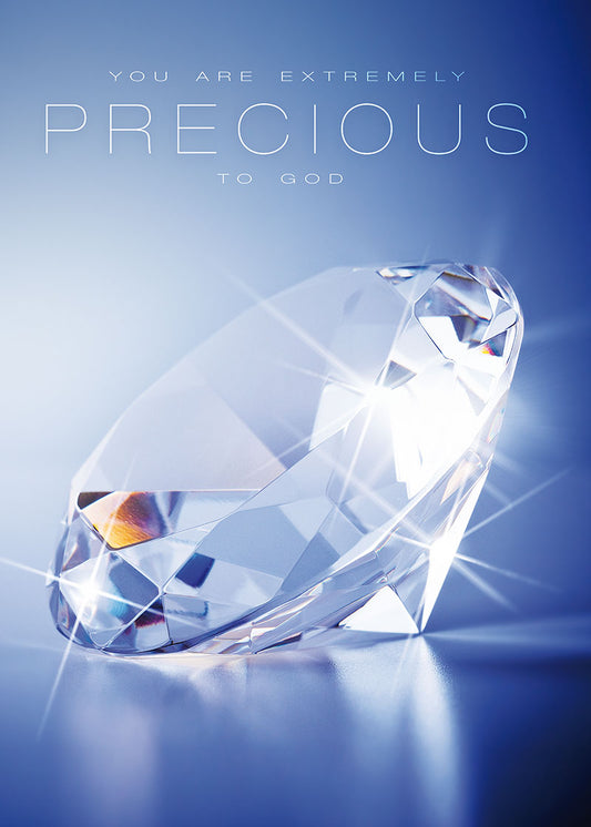 You Are Precious to God Diamond Christian Wall Art – Inspirational Faith Canvas Print