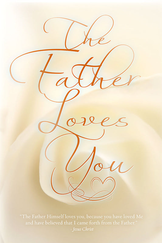 The Father Loves You – Christian Scripture Wall Art with Inspirational Message