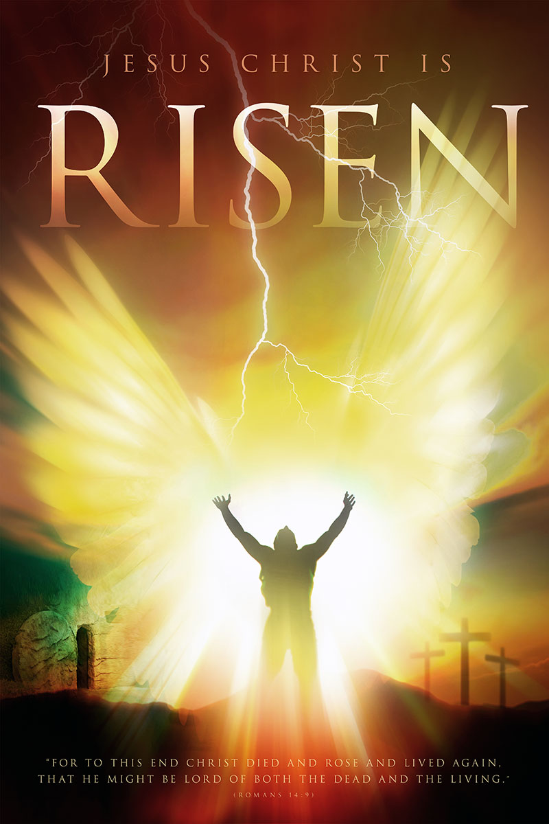 Jesus Christ Is Risen – Resurrection Glory Christian Wall Art