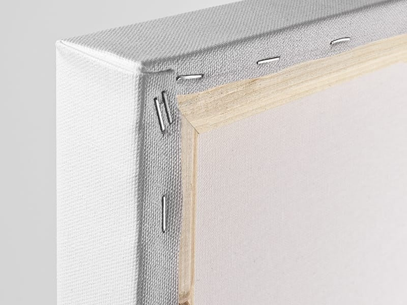 Detail of Back of Canvas Print