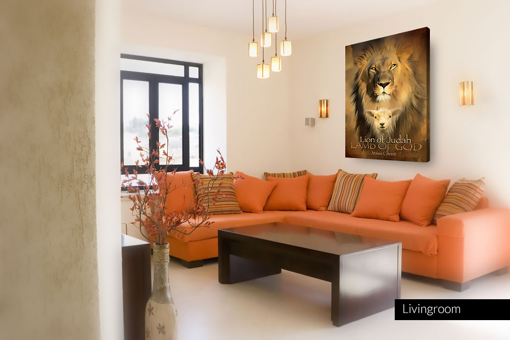 Lion of Judah Wall Art Canvas Prints | Christian Wall Art