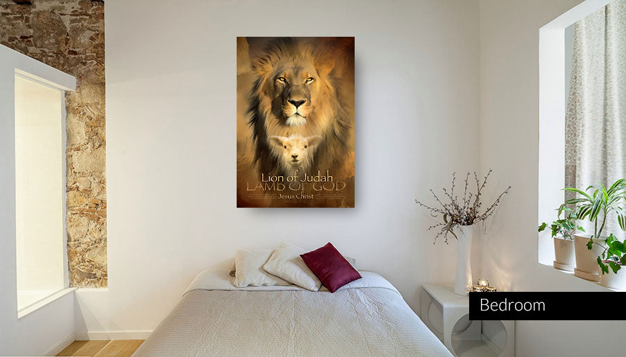 Lion of Judah Wall Art Canvas Prints | Christian Wall Art