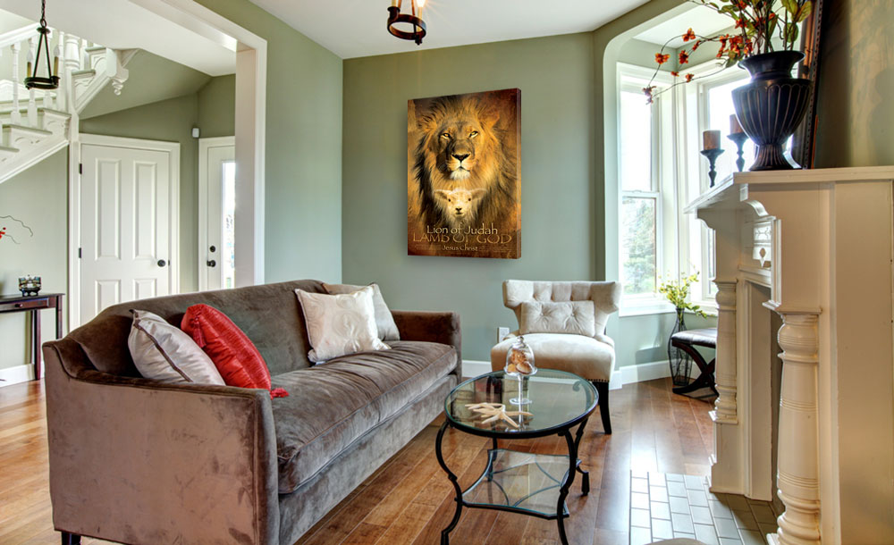 Lion of Judah Wall Art Canvas Prints | Christian Wall Art