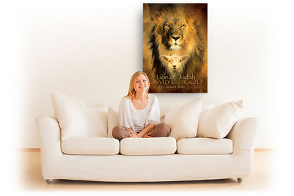 Lion of Judah Wall Art Canvas Prints | Christian Wall Art