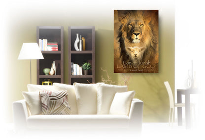 Lion of Judah Wall Art Canvas Prints | Christian Wall Art