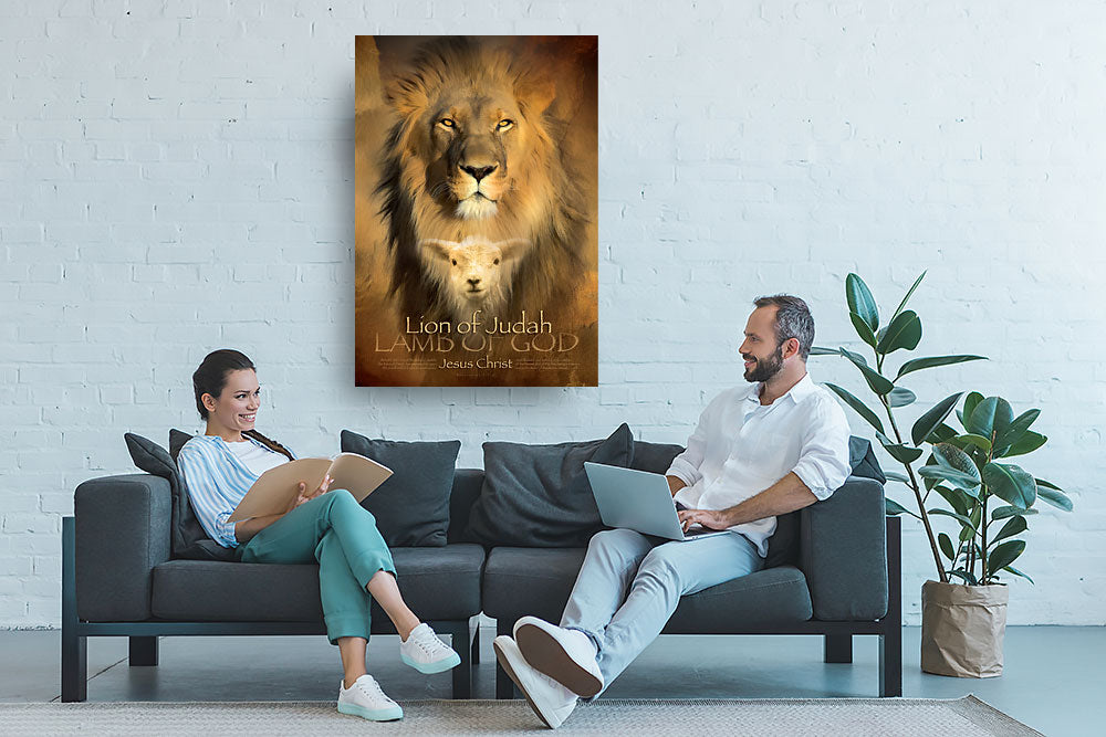 Lion of Judah Wall Art Canvas Prints | Christian Wall Art